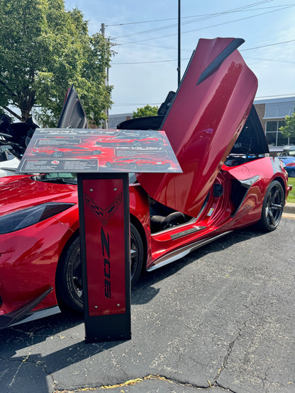 Custom Car Show board display stand