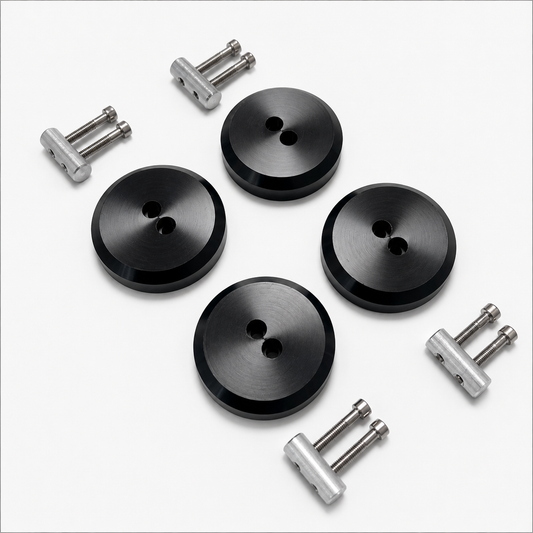 Porsche Stealth Anodized Lift Pads