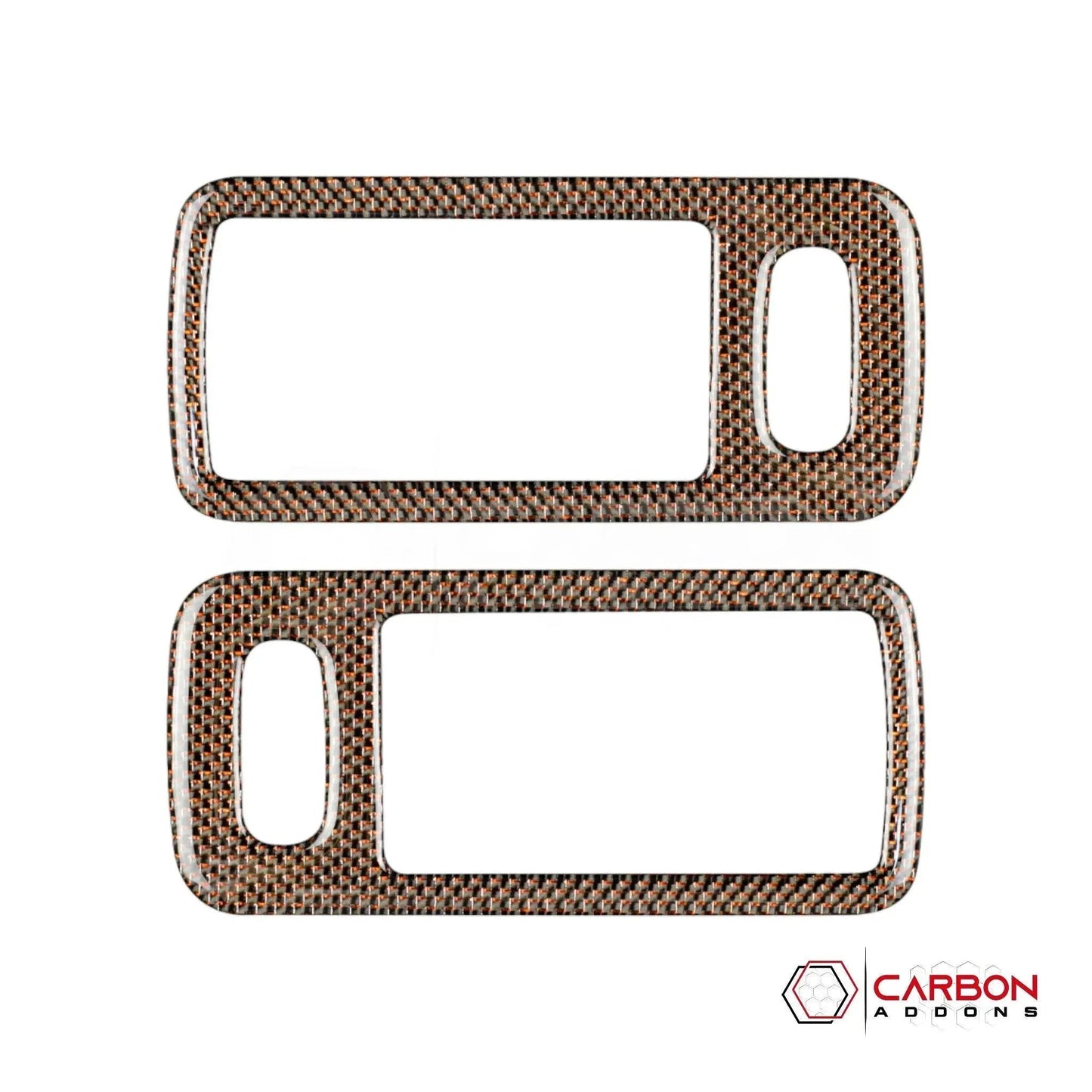 Mustang 2010-2014 Reflective Carbon Fiber Door Handle Trim Overlay