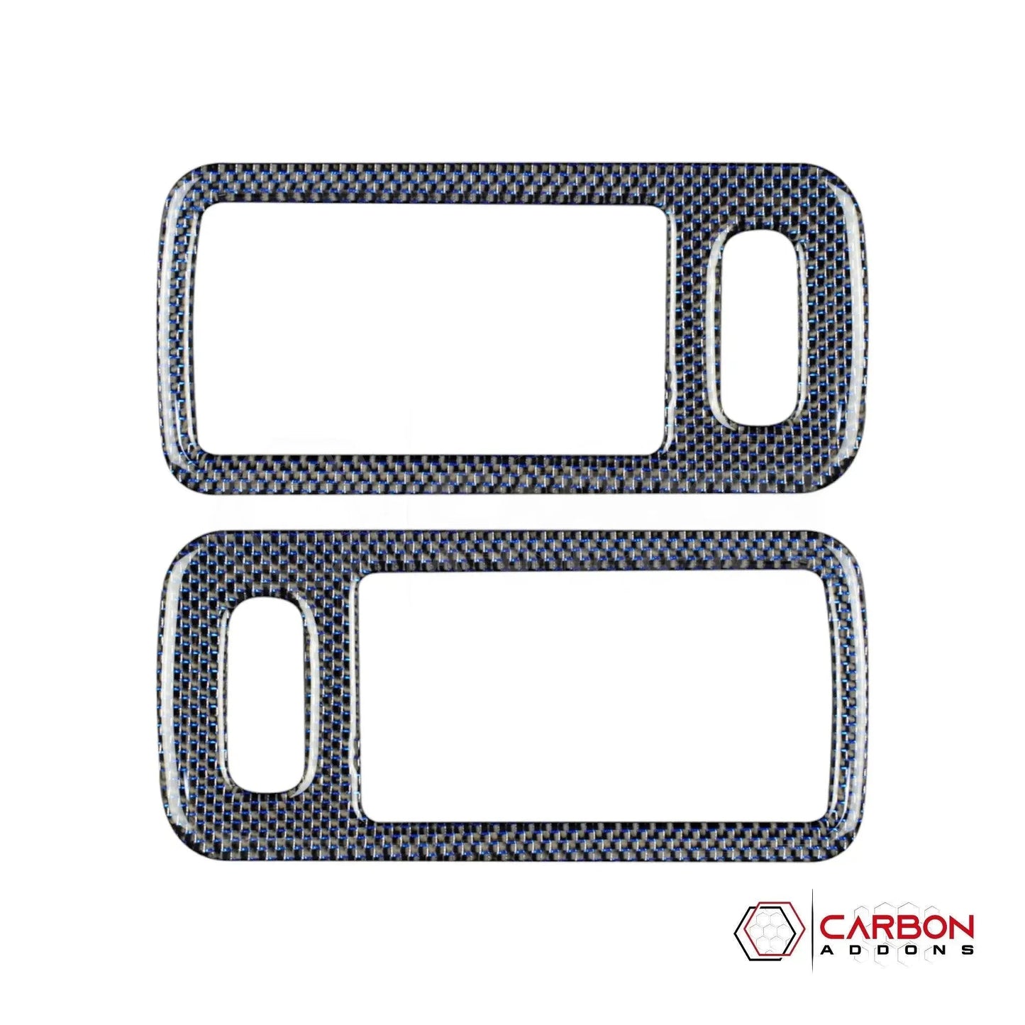 Mustang 2010-2014 Reflective Carbon Fiber Door Handle Trim Overlay