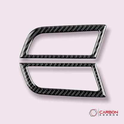 Mustang 2015-2023 Carbon Fiber AC Outlet Trim Overlays
