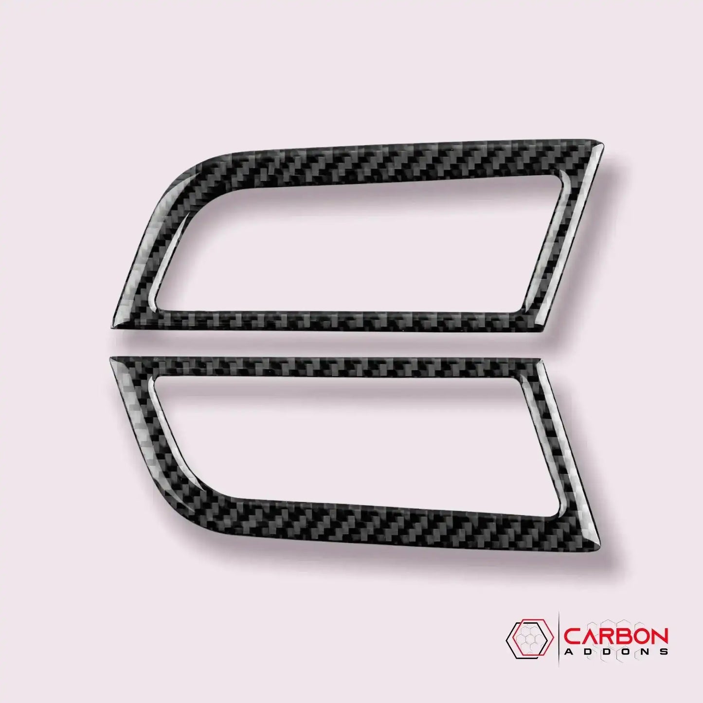 Carbon Fiber AC Outlet Trim Overlays for Mustang 2015-2023