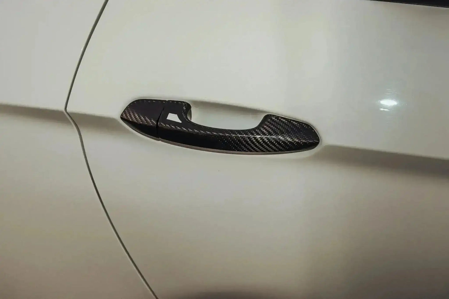 Carbon Fiber Exterior Door Handle Covers for Mustang 2015-2023