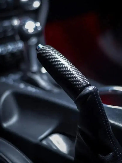 Carbon Fiber Hand Brake Handle for Mustang 2015-2023