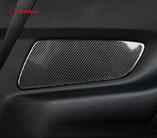 Mustang 2015-2023 Carbon Fiber Rear Seat Side Panel Trim Overlay