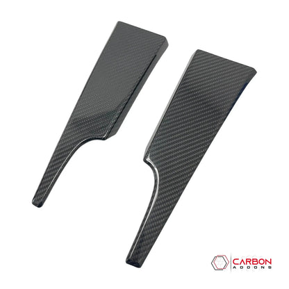 Hard Carbon Fiber Dash Lower Side Trim Covers for 2015–2023 Ford Mustang