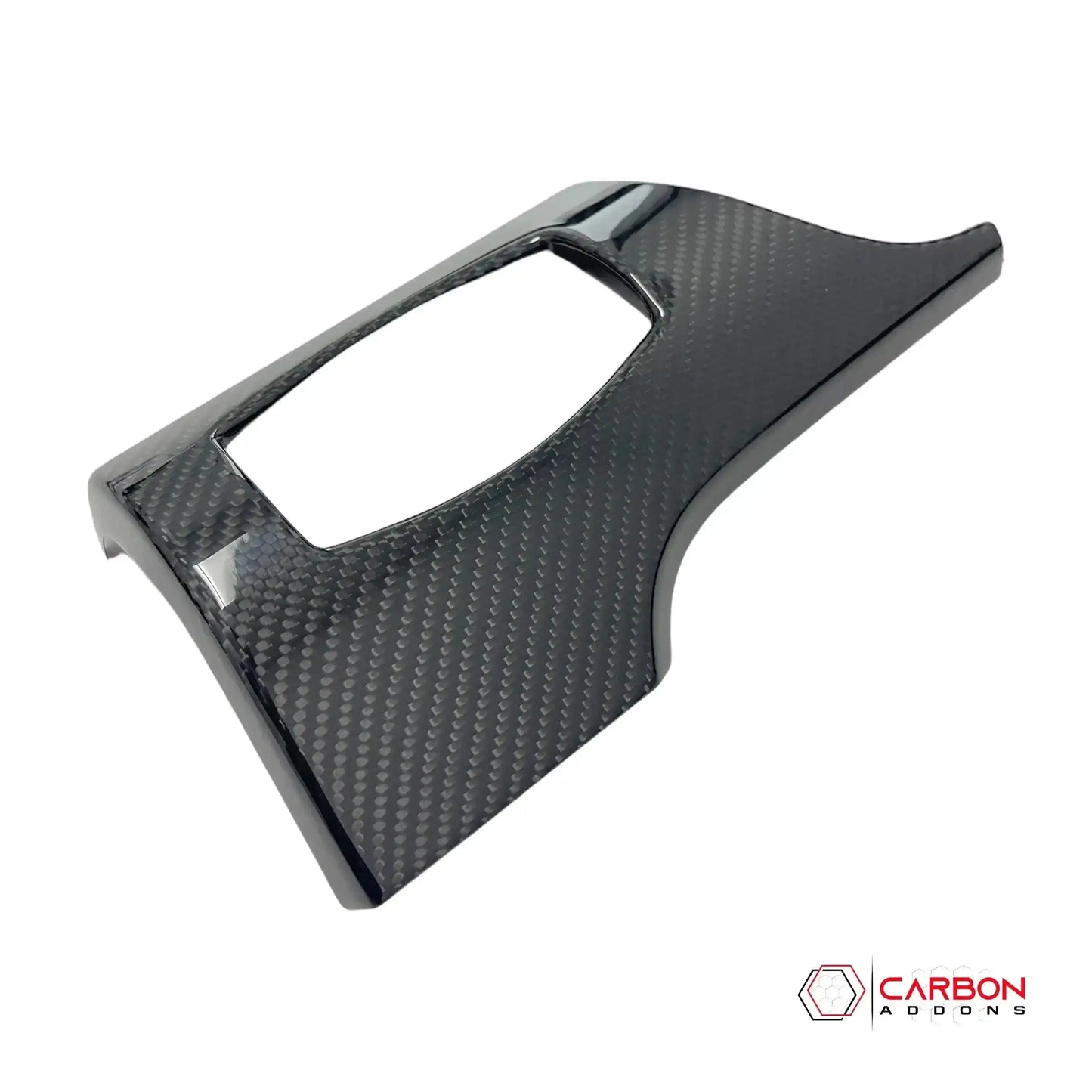 Hard Carbon Fiber Driver Side Dashboard Trim Covers for 2015–2023 Ford Mustang