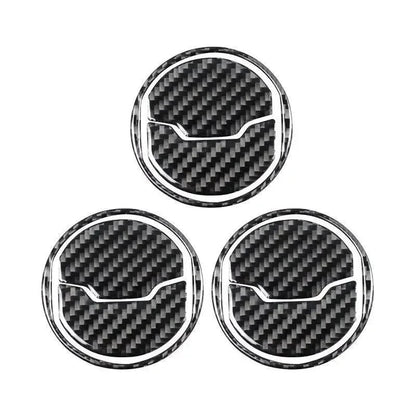 Real Carbon Fiber AC Air Vent Overlay for Mustang 2015-2023