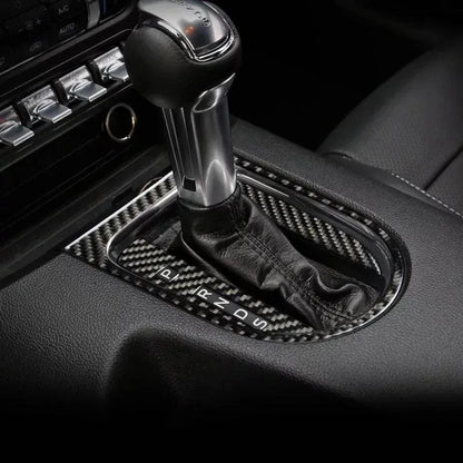Mustang 2015-2023 Real Carbon Fiber Center Console & Gear Shift Bezel Trim Overlay