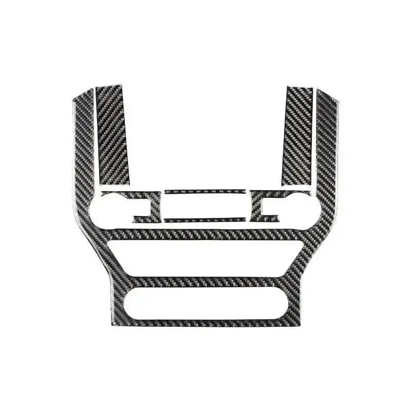 Real Carbon Fiber Infotainment Radio Overlay for Mustang 2015-2023
