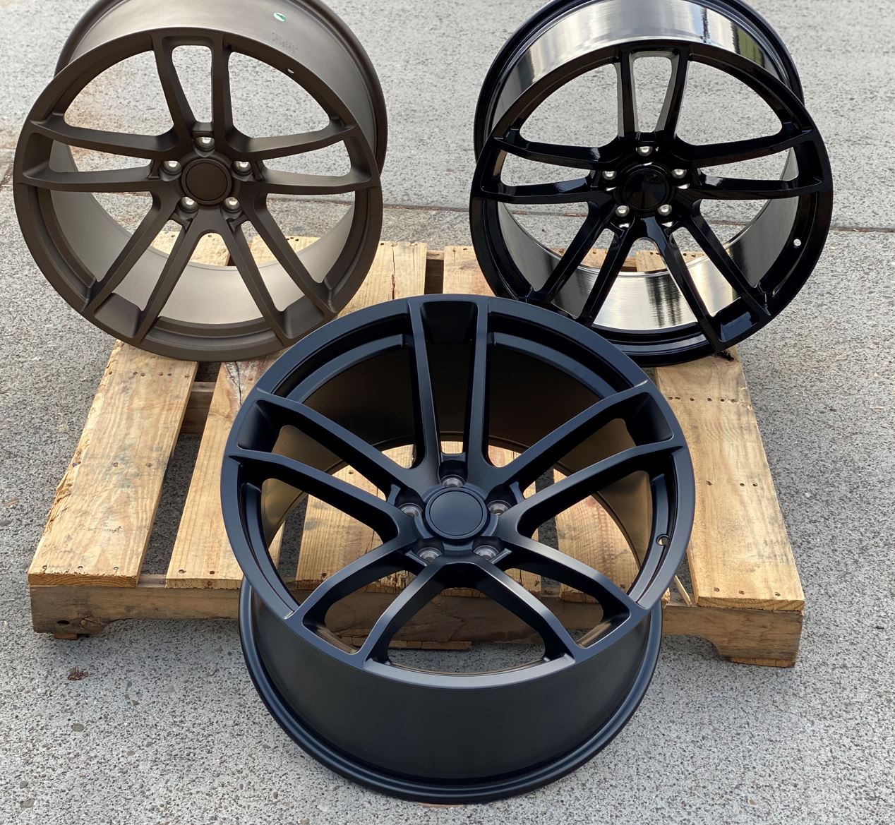 FFSR4 20x9.5 5x115 +18 71.5 Matte Black