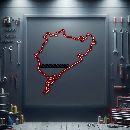 Nurburgring Metal Neon Race Track - MTN0148