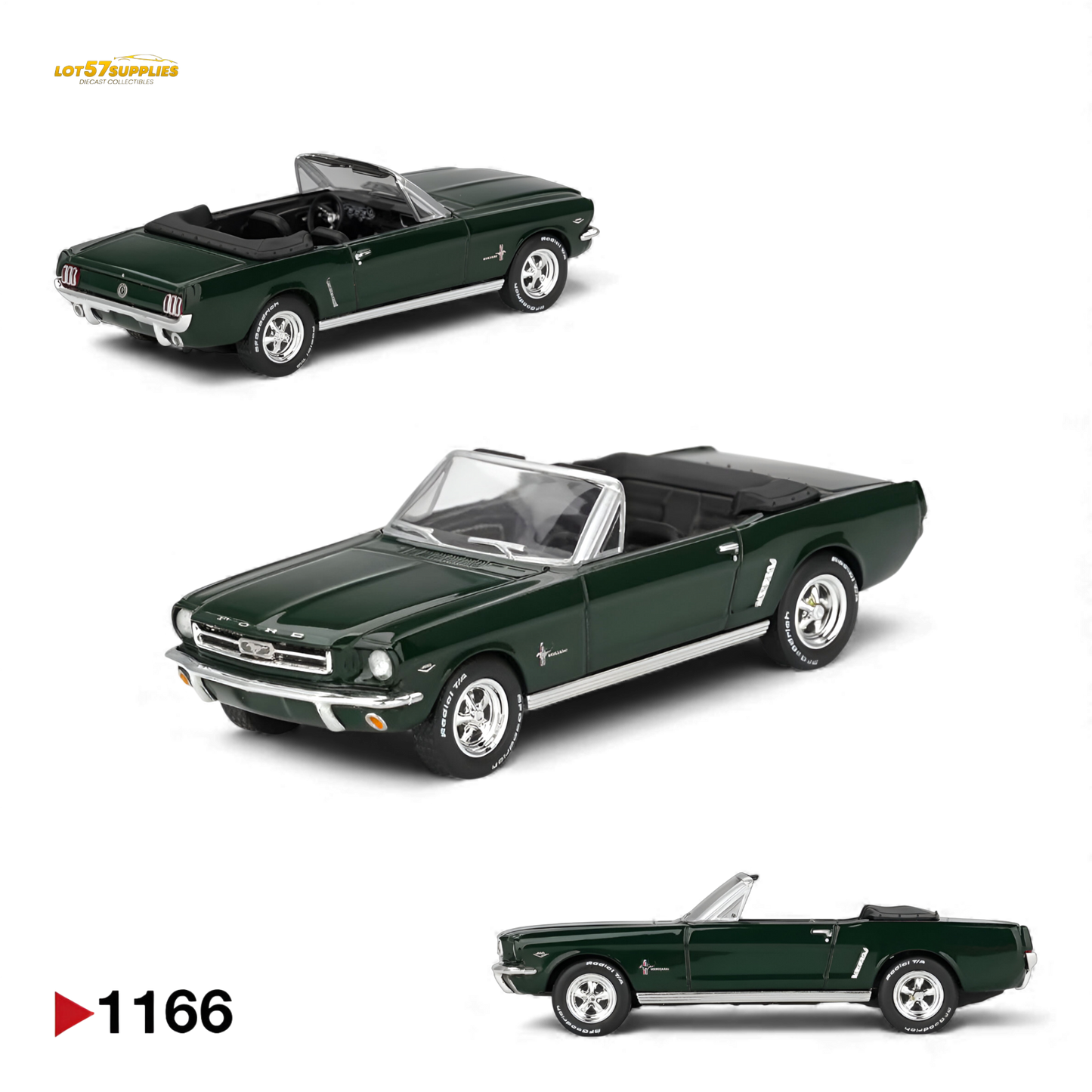 (Pre-Order) Mini-GT Ford Mustang Convertible 1:64