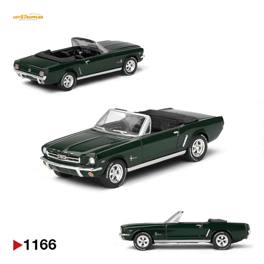 (Pre-Order) Mini-GT Ford Mustang Convertible 1964 - Highland Green 1:64