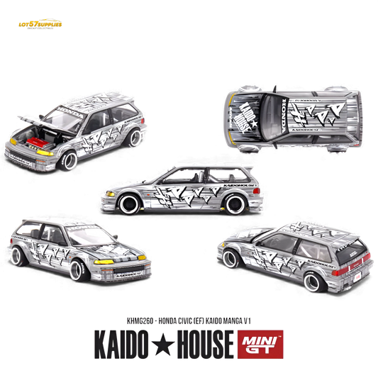 (Pre-Order) Mini GT x Kaido House Honda Civic (EF) Kaido Manga V1 1:64