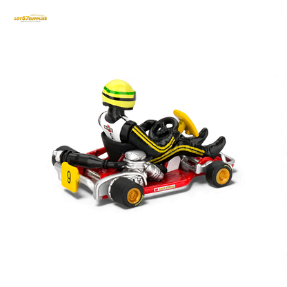 (Pre-Order) Mini GT Senna Kart Formula K #9 1981 Karting World Championship 1:64