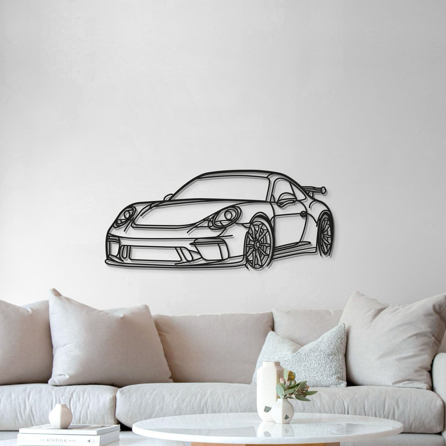 911 GT3 Model 991 Perspective Metal Car Wall Art - MT0852