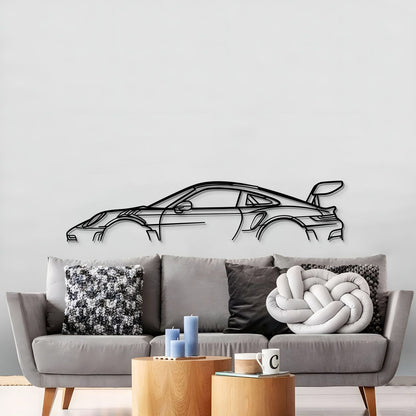911 GT3 RS Model 992 Metal Car Wall Art - MT0860