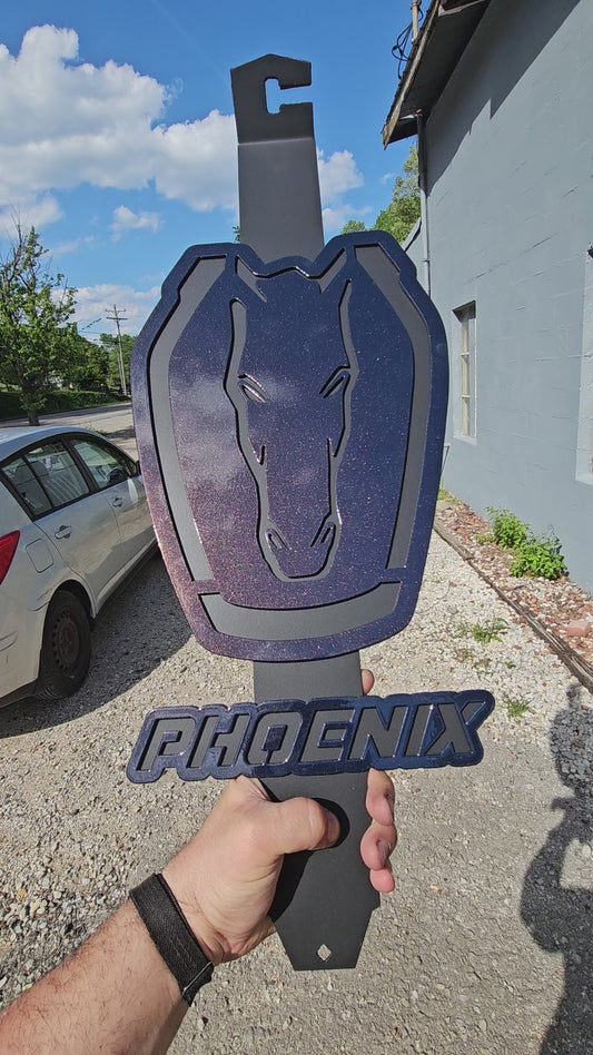 Darkhorse mustang 5.0 Custom hood prop