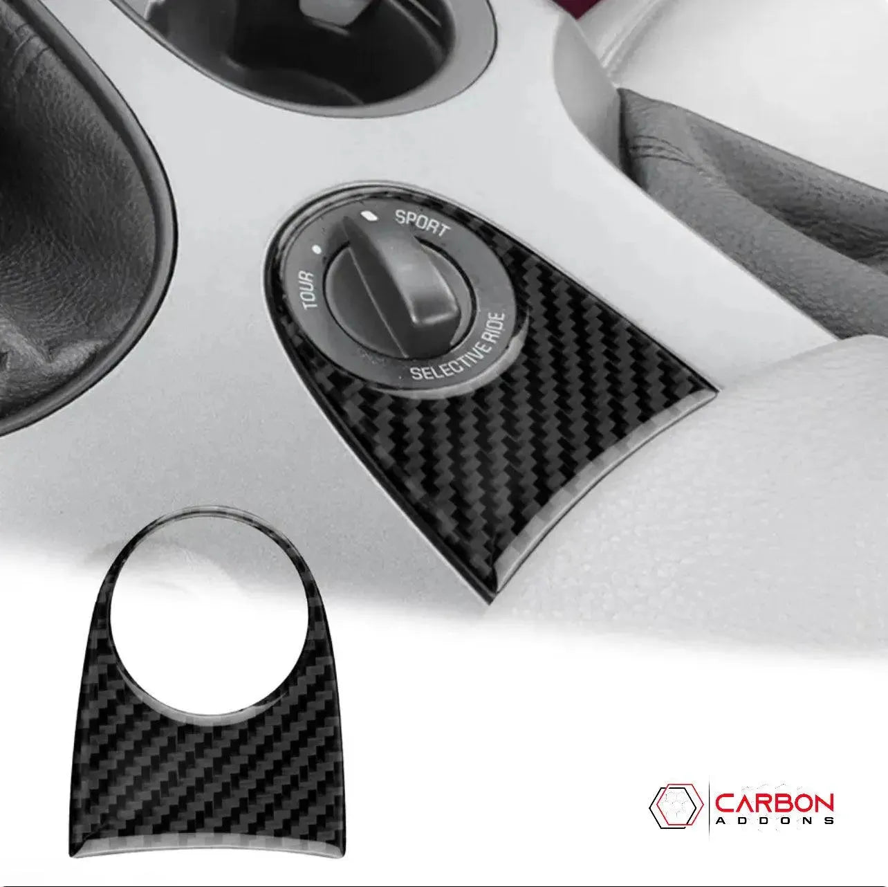 Real Carbon Center Console Trim Overlay | C6 2005-2013 Corvette