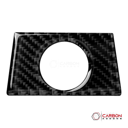 Real Carbon Fiber Engine Start Stop Button Trim Overlay | 2015-2020 F150
