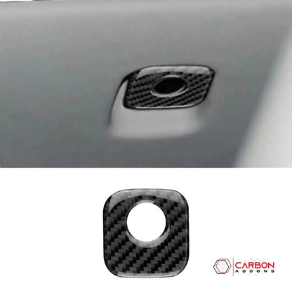 Real Carbon Fiber Glove Box Handle Overlay | C6 2005-2013 Corvette