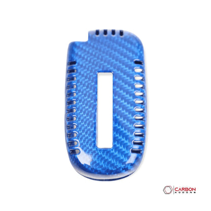 Real Carbon Fiber Key fob Cover for 2011-2023 Dodge Charger Challenger Durango Jeep Chrysler