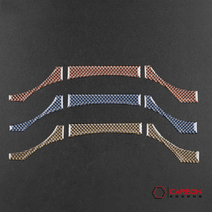 Reflective Carbon Fiber Full Dashboard Set for Mustang 2015-2023