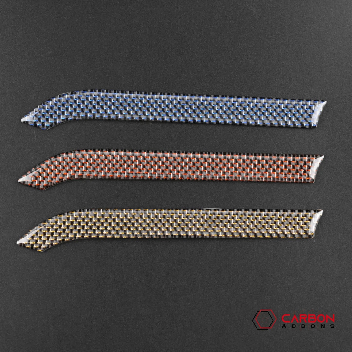 Reflective Carbon Fiber Full Dashboard Set for Mustang 2015-2023