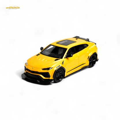 Flame Lamborghini Urus LBWK Giallo Auge Yellow Resin 1:64