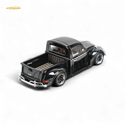 YM Model X Robert Design Volkswagen Beetle Pickup Truck FUSCUP in Black 1:64 Limited to 499 Pcs