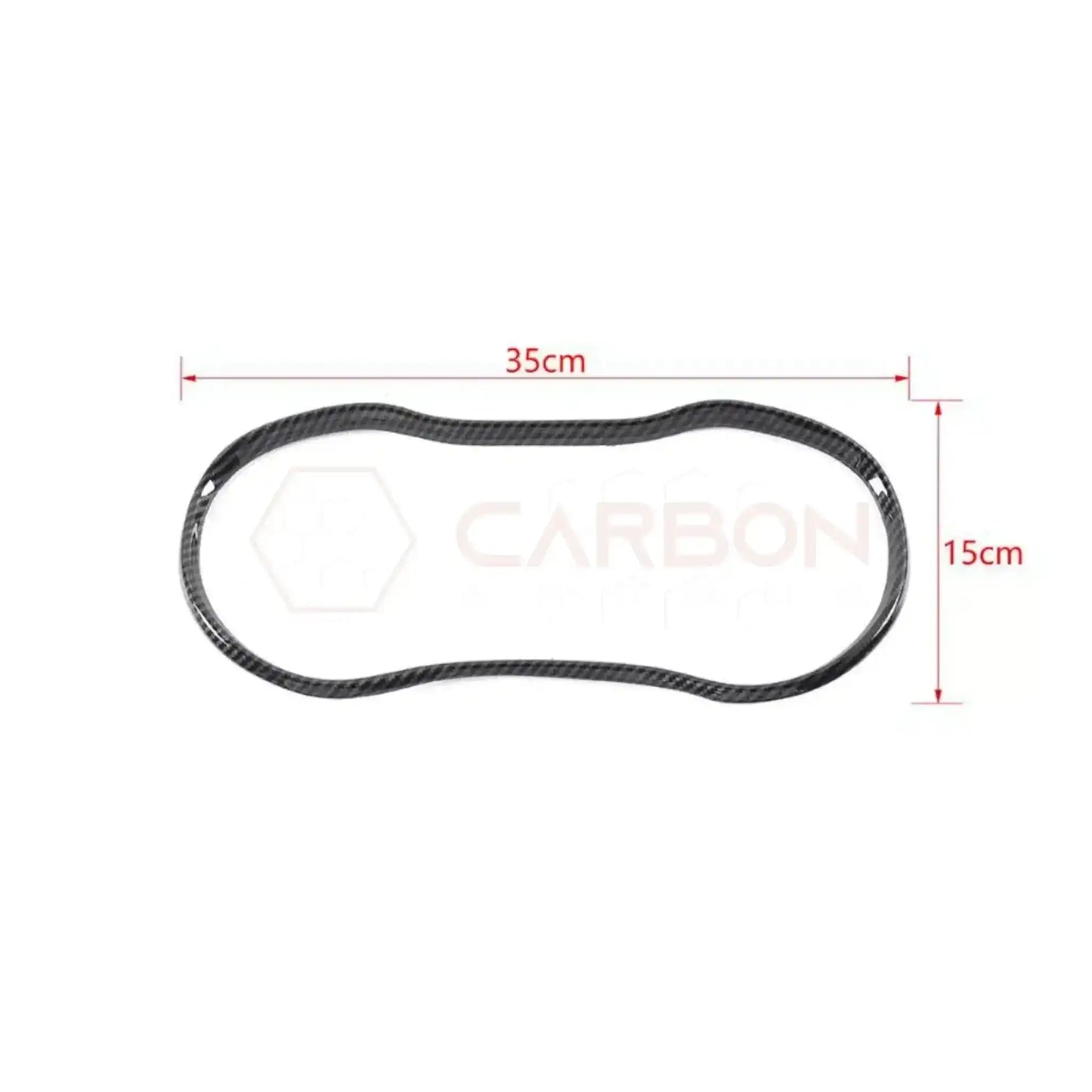 Dodge Charger 2015-2023 Real Carbon Fiber Gauge Cluster Surround Trim Cover