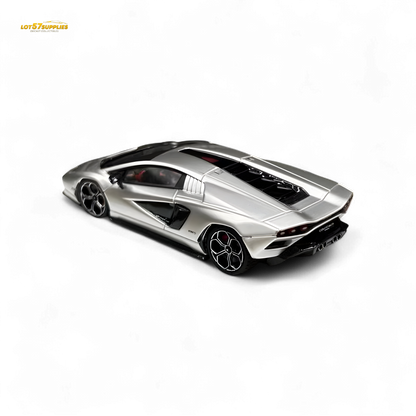 Fuelme Model NEO COUNTACH LPI 800-4 ARGENTO LUNA 1:64 Resin