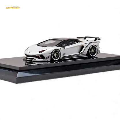 YM Model Lamborghini Aventador S Advance Edition Rowen White 1:64