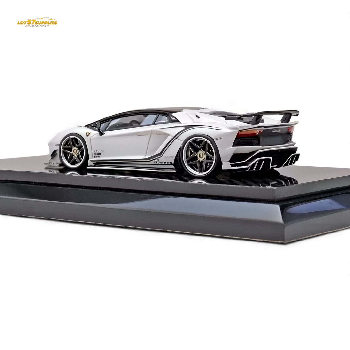 YM Model Lamborghini Aventador S Advance Edition Rowen White 1:64