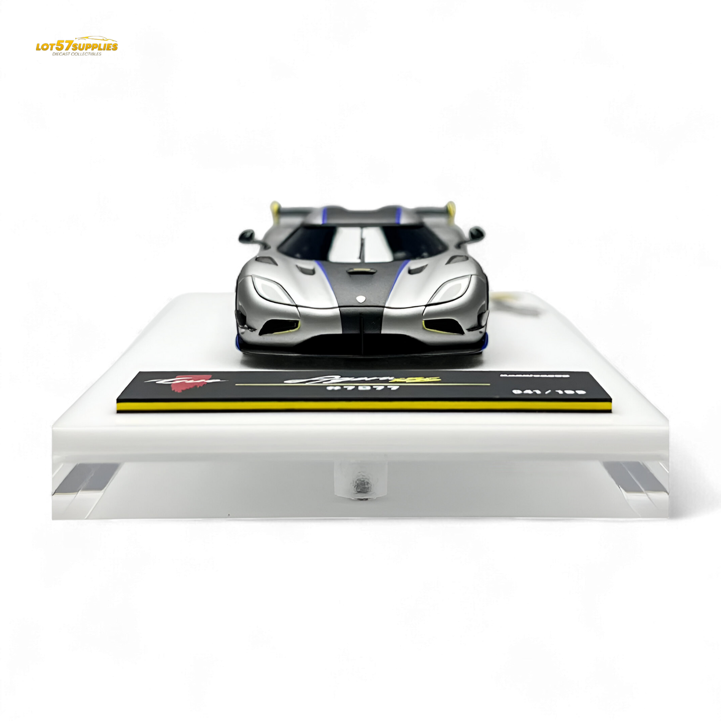 Guo Ji Agera RS - Matte Silver Gray 1:64