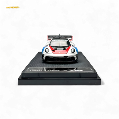 HKM Model Porsche 911 (992) GT3 R Rennsport White #911 1:64