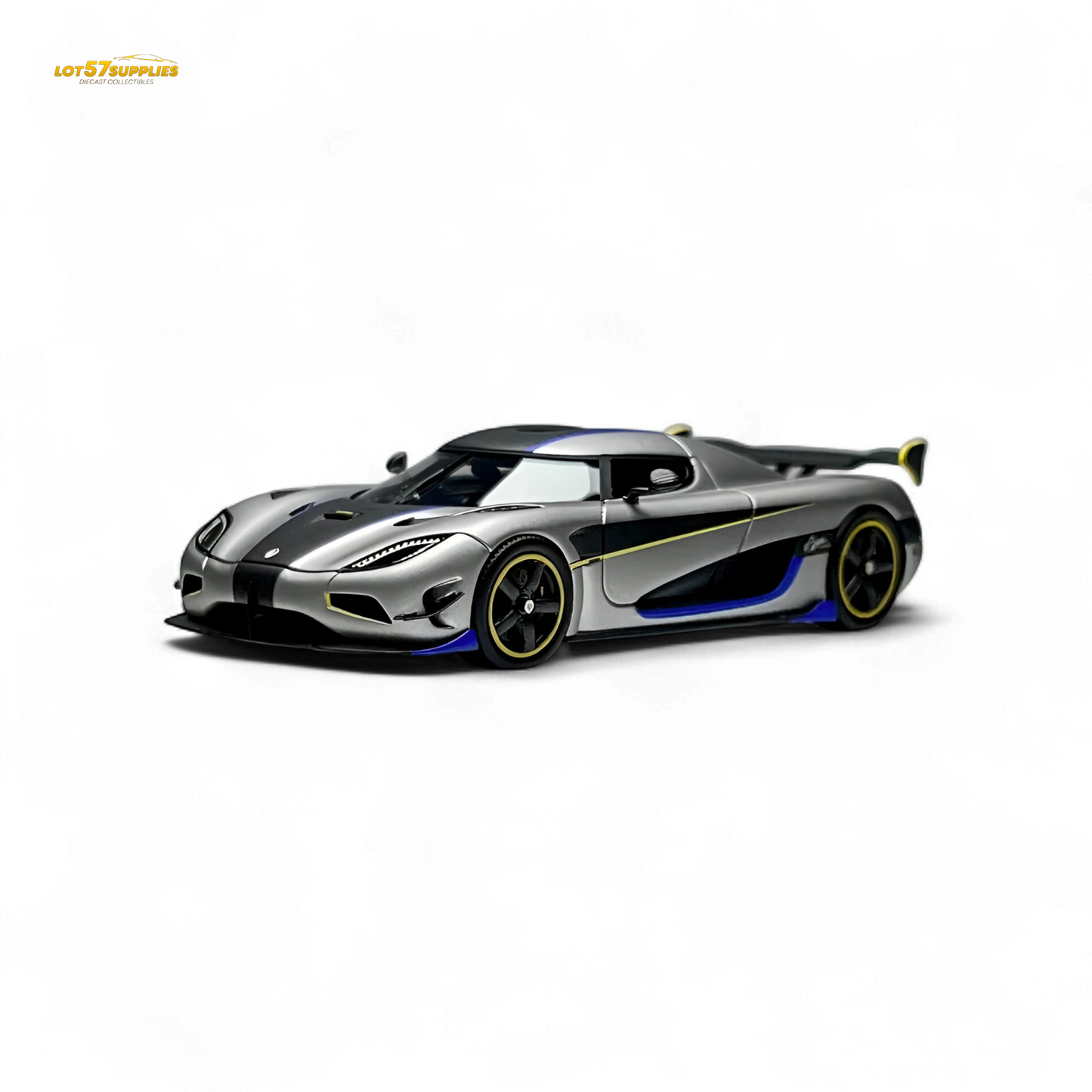 Guo Ji Agera RS - Matte Silver Gray 1:64