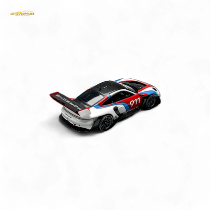 HKM Model Porsche 911 (992) GT3 R Rennsport White #911 1:64