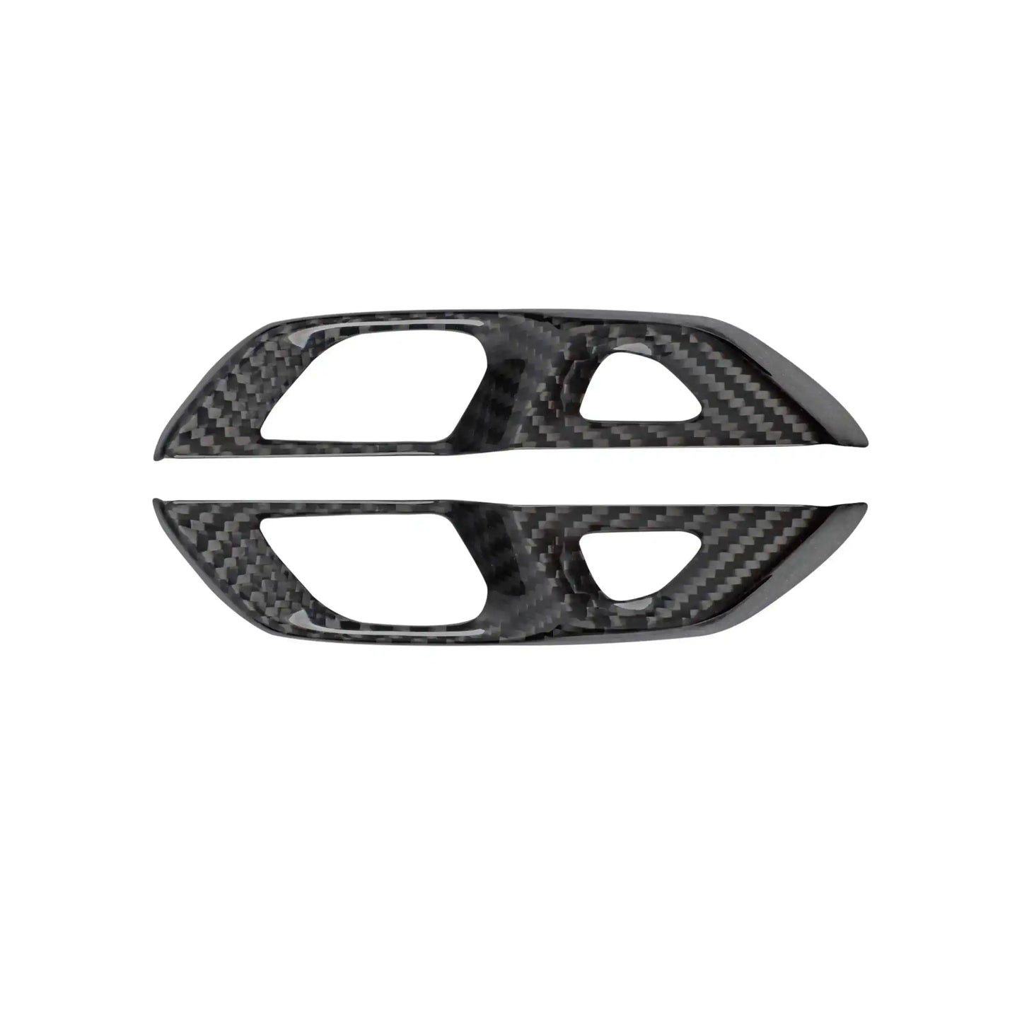 C8 Corvette Real Carbon Fiber Door Lock Trim Covers | Interior Upgrade (2020–2026)