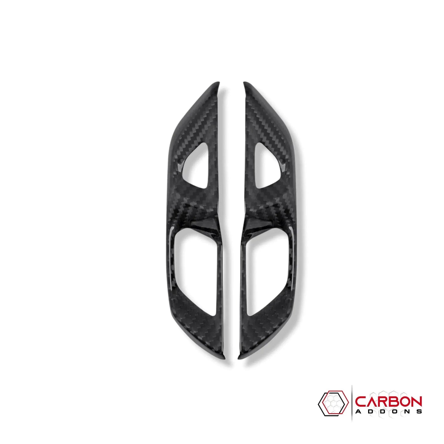 [Set] C8 Corvette Real Carbon Fiber Lock Trim Cover