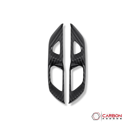 [Set] C8 Corvette Real Carbon Fiber Lock Trim Cover