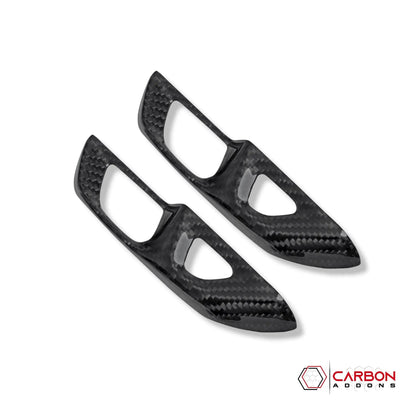 [Set] C8 Corvette Real Carbon Fiber Lock Trim Cover