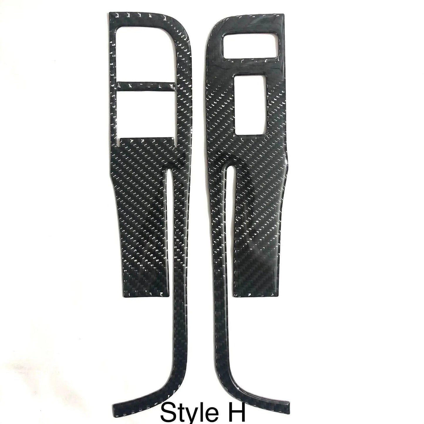 [Set] Carbon Fiber Door Window Switch Panel Overlay for Chevrolet Camaro 2010-2015