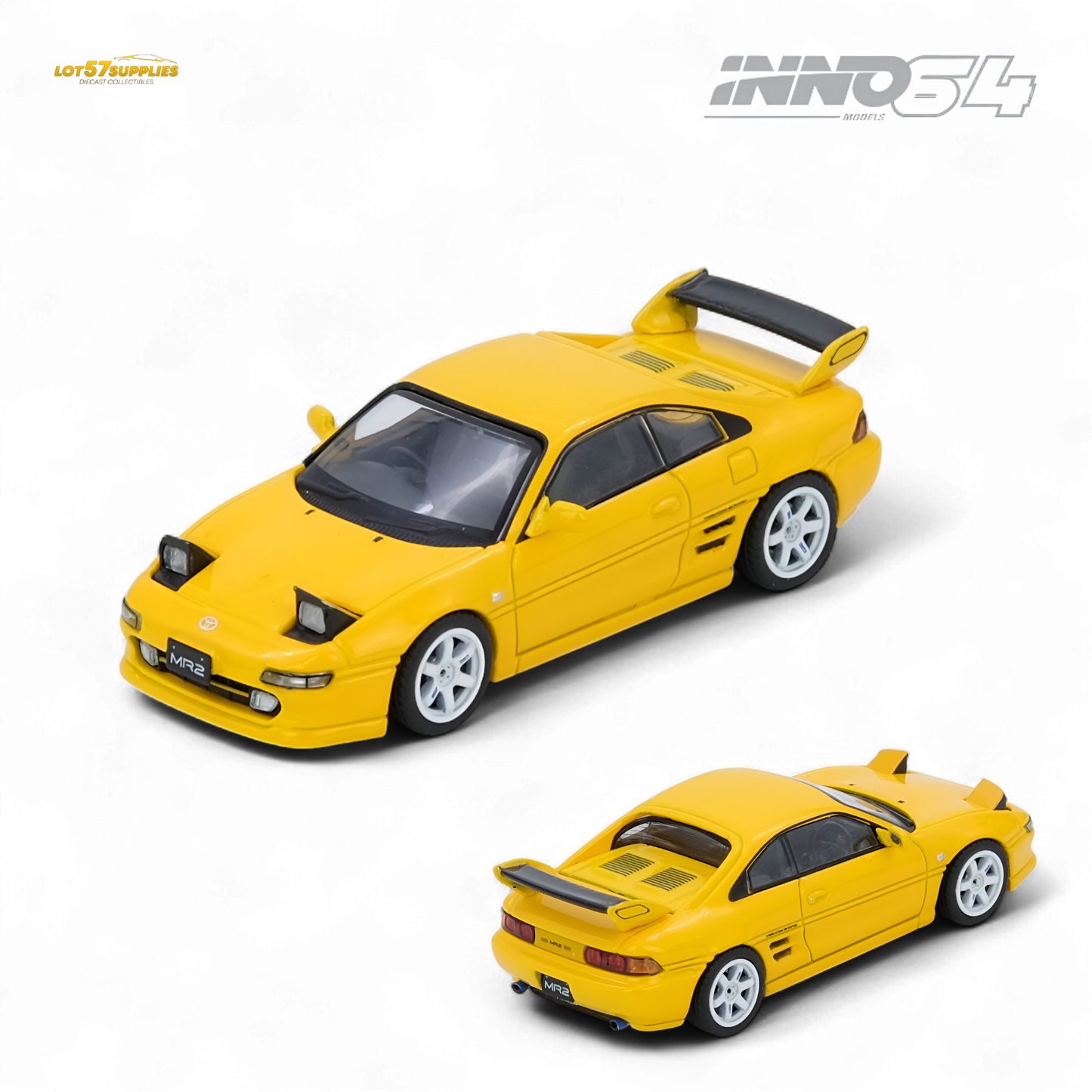 (Pre-Order) Inno64 MR2 SW20 - Yellow 1:64