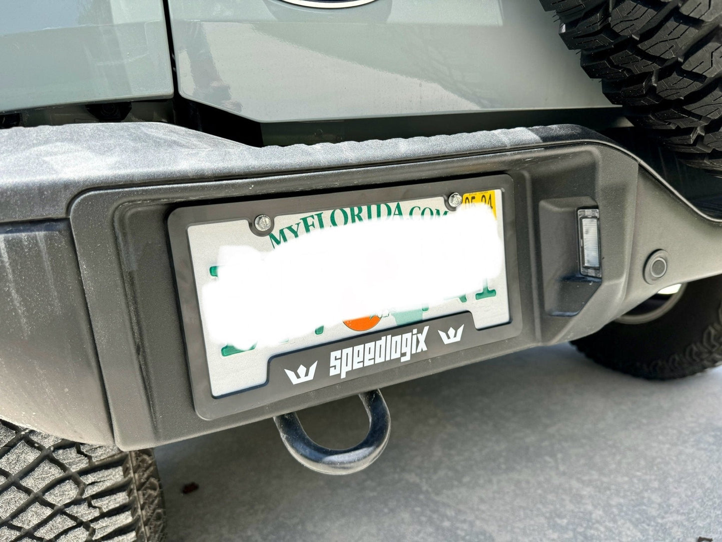 Speedlogix Black License Plate Frame
