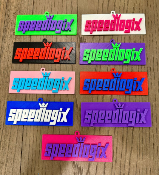 Speedlogix Logo Key Chain / Bag Tag (30+ Colors)