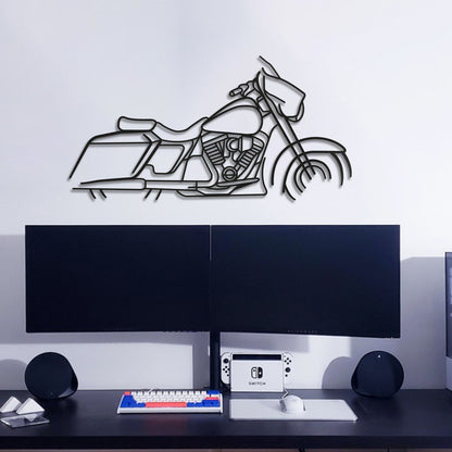 Harley Davidson Street Glide Metal Motorcycle Wall Art - MT1094