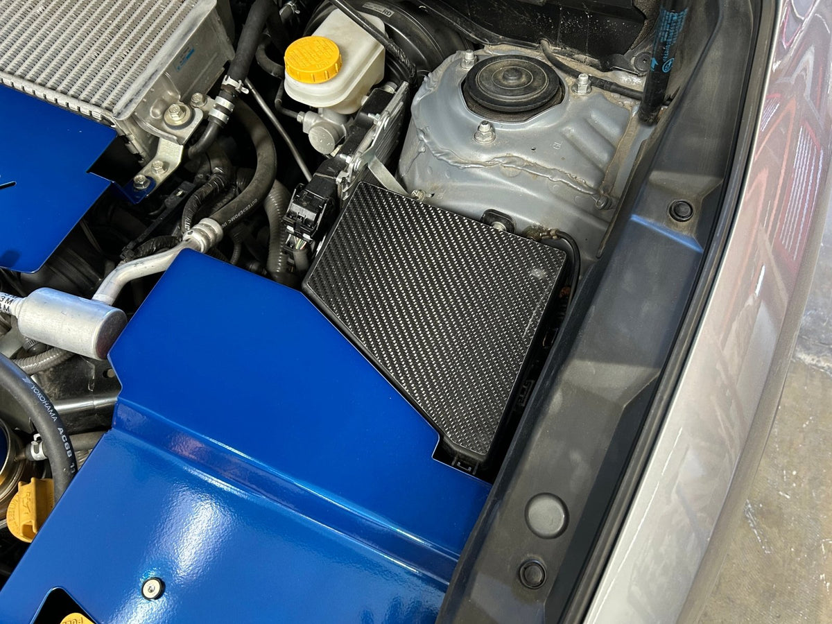 Subaru WRX (2022-2025) Carbon Fiber Fuse Box Cover (overlay)