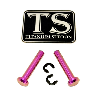 Titanium Battery Lid Pins - Surron LBX, Segway X-260